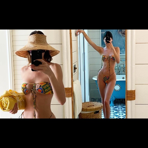 SHEIN Other - Geo Print Bandeau Bikini